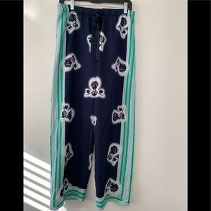 Victoria’s Secret Navy Floral Lounge Pajama Bottoms Pants Size: Medium